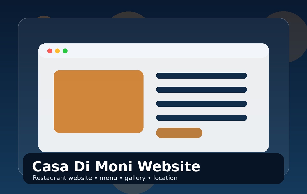 Casa Di Moni website thumbnail
