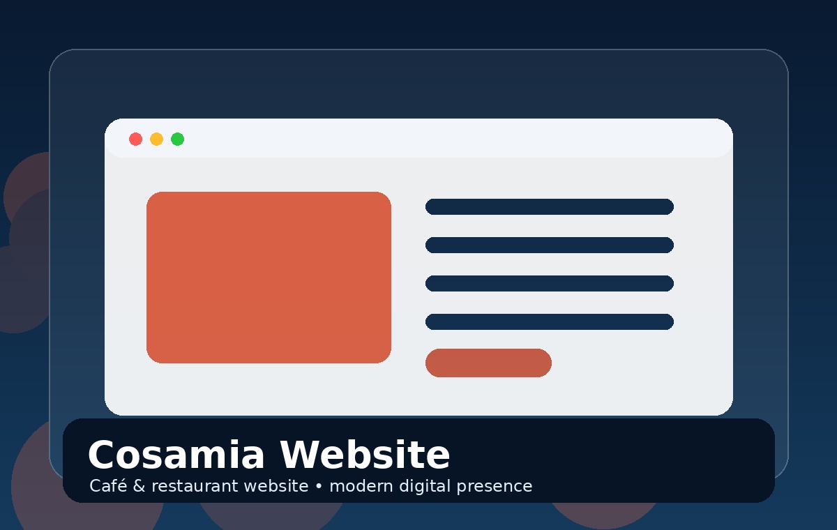 Cosamia website thumbnail
